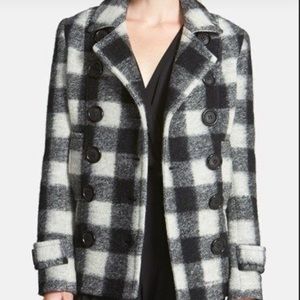 Bailey 44 Wool Blend Houndstooth Checkered Jacket! Size 8